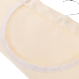 Wasknijperzak - Opberger Klemmen - Buiten Wassen - Ophanghaak Inbegrepen - 35x26cm - Beige — thumbnail 5