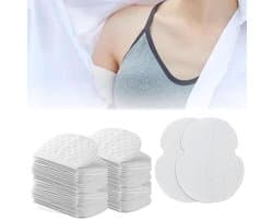 Verwisselbare Wipes voor Zweetbescherming, Antizweet, Onzichtbaar en Comfortabel voor Onderarmbescherming - 100 Stuks voor Optimale Frisse Gevoel