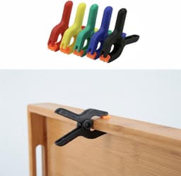 Kleine Klemmen - Plastic Clips - Hobby Werk - Verstelbaar Ontwerp - 5 Stuks - Mix — thumbnail 2