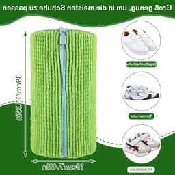 Waszak voor schoenen 2 stuks - multifunctionele bescherming, wasmachinebestendig - tegen vervorming - herbruikbaar - groen — thumbnail 2