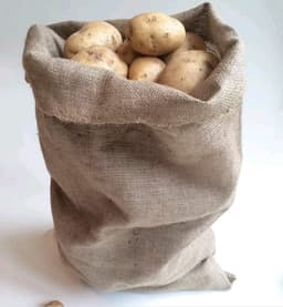 Jute Opbergzakken - Hessische zakken - Groenten Opslag - Scheurbestendig Herbruikbaar - 100x60cm - Natuurlijk — thumbnail 3
