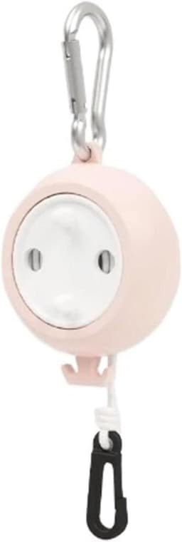 Intrekbare Waslijn - Draagbaar Rek - Was Drogen - Ruimtebesparend Ontwerp - 8 Meter Touw - Roze — thumbnail 1