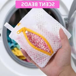 Mini-wasnetten en waszakken voor wasmiddelcapsules, duurzame polyester opbergzakken voor geurparels en gevoelige stoffen, ideaal voor reizen en wasorganisatie — thumbnail 2