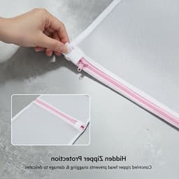 Wasnet voor wasmachine - 5-delige set, kleine waszak 23 x 30 cm, ideaal voor ondergoed, sokken en babykleding — thumbnail 5