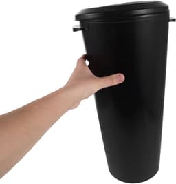 Mobiele Haarwasbak - Draagbare Shampoobak - Thuis Haar Wassen - Met Afvoerslang - 15 Liter Inhoud - Zwart — thumbnail 4