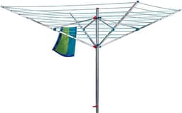Droogmolen - Kledingdroger - Kleding Drogen - Traploos Verstelbaar - 50 Meter Drooglengte - Aluminium — thumbnail 1