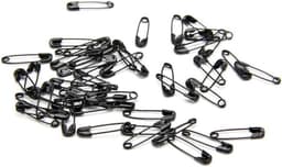Veiligheidsspelden Metaal - Kleding Clips - Kleding Bevestigen - Goudkleurig Afwerking - 1000 Stuks - Zwart — thumbnail 3