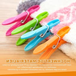 60 stuks windbestendige wasknijpers met kleurrijke knijperzakken, ideaal voor waslijnen en sokkenklemmen — thumbnail 4