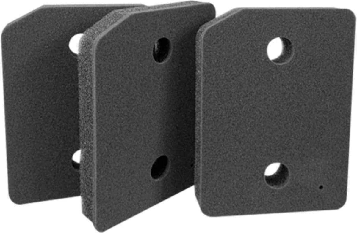 3stuks - Filter spons foam van condensor wasdroger alternatief geschikt voor droger Miele - 210 x 155 x 30 mm — afbeelding 1