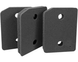3stuks - Filter spons foam van condensor wasdroger alternatief geschikt voor droger Miele - 210 x 155 x 30 mm — afbeelding 1