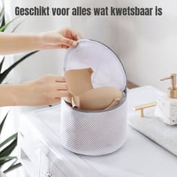 Witte Waszak voor Schoenen - Sneakers Veilig Wassen - Beschermend & Duurzaam — thumbnail 5