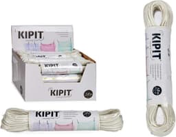 Kipit Waslijn - 2x - 30 meter - PVC - wit - drooglijn / waslijndraad — thumbnail 2