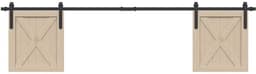 vidaXL - Ophangset - voor - schuifdeur - 200 - cm - koolstofstaal — thumbnail 2