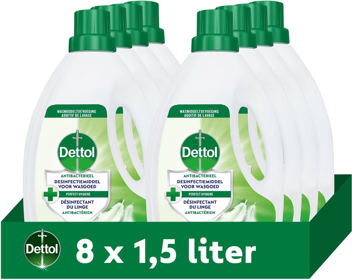 Dettol Toevoeging bij de was "Sensitive" 1,5L - 8 Stuks - Voordeelverpakking — afbeelding 1