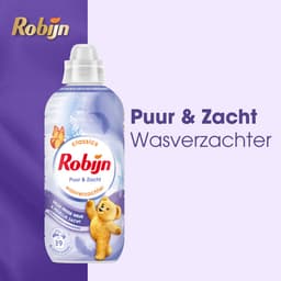 Robijn Wasverzachter - Puur & Zacht - 4 flessen -156 wasbeurten - Voordeelverpakking — thumbnail 3