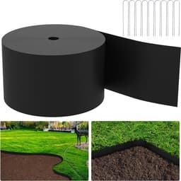 Flexibele gazonrand - afbakening gazon - gazonbegrenzing - grondanker - gemakkelijk te verwerken - 91 meter — thumbnail 1