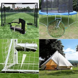 Heavy Duty Trampoline Tenten Anker Grond Pinnen - Gegalvaniseerd Staal Roestvrije J Haak Wapening Stakes - Trampolines Kamp Tuin Schuur Schuur Schommelingen - 12 inch Beitel Point End — thumbnail 2