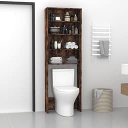 Wasmachine ombouw - Kast - Opbouwmeubel - Verhoger - Wasmachine meubel - Opbergkast - Hout - Gerookt Eiken — thumbnail 5