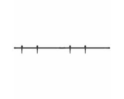 vidaXL - Ophangset - voor - schuifdeur - 200 - cm - koolstofstaal