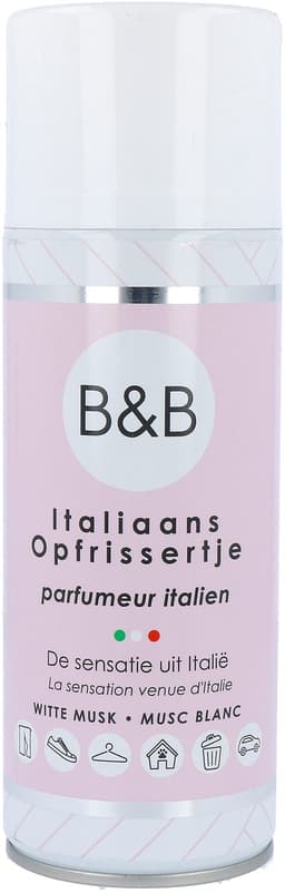 B&B Italiaanse Wasparfum Opfrissertje Witte Musk - 400 ml — thumbnail 1