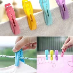 Wasknijpers met wasmand - windbestendig - 72 stuks - kunststof — thumbnail 2