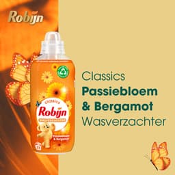 Robijn Classics Wasverzachter - Passiebloem & Bergamot - bevat 95% biologisch afbreekbare ingrediënten - 8 x 33 wasbeurten — thumbnail 3