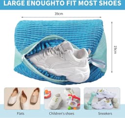 Schoenentas voor wasmachine, set van 2 - Zachte en effectieve reiniging van schoenen — thumbnail 2