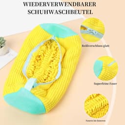 Set van 2 herbruikbare schoenwaszakken met 360° reiniging en geluidsreductie — thumbnail 3