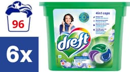 Dreft 4in1 Ultimate Care Wascapsules Blauwe Droom - 6 x 16 caps — thumbnail 3
