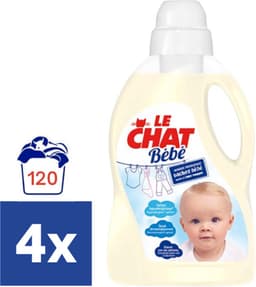 Le Chat Baby Vloeibaar Wasmiddel - 4 x 30 (120 Wasbeurten) — thumbnail 4