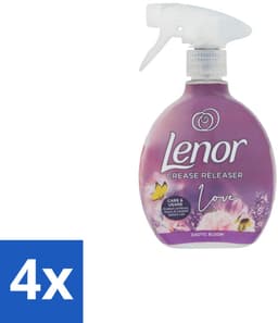 Lenor – Crease Releaser Spray – Love Exotic Bloom – Kreukverwijderaar & Textielverfrisser – 500 ml - Voordeelverpakking - 4 stuks — thumbnail 1