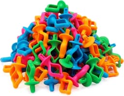 100 Stuks Garenklos Organizers - Bobbin Clips voor Naaimachine Spoelen - Houdt Klosjes en Spoelen Samen — thumbnail 1