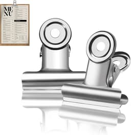 50 Stuks Kleine Zilveren Bulldog Clips (22mm) - Multifunctionele Metalen Klemmen voor Documenten, Foto's en Knutselprojecten — thumbnail 1