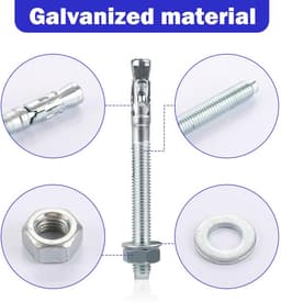 M10 Ankerbouten 90mm - 10 Stuks Zware Lasten Beton & Metselwerk — thumbnail 3