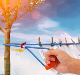 Sterke Waslijn Touw 10 Meter voor Buiten en Tuin - Zwaar Belastbaar — thumbnail 2