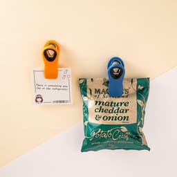Set van 10 Magnetische Zakjesclips voor het Luchtdicht Afsluiten van Voedselzakken — thumbnail 2