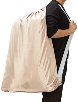 Waszakken - opbergzak - 70*100 cm - voor Beddengoed, Handdoeken & Kleding – met riemen - met trekkoordsluiting ( 2 Stuks ) — thumbnail 3