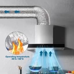 Flexibele Afvoerslang 100mm Aluminium - Universele Duct voor Ventilatie en Afzuiging — thumbnail 3