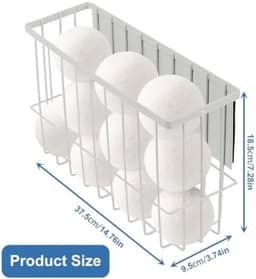 PromoHome Magnetische Wasruimte Organizer - Opbergbak voor Droogballen — thumbnail 5