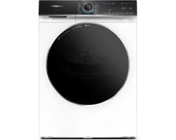 Siemens WR47B2C40, Vrijstaand, Voorlader, Warmtepomp, Wit, Draaiknop, Touch, Rechts