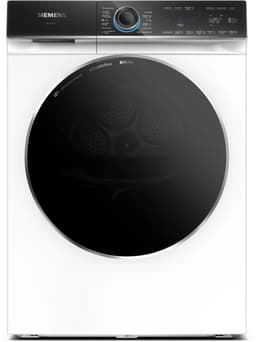 Siemens WR47B2C40, Vrijstaand, Voorlader, Warmtepomp, Wit, Draaiknop, Touch, Rechts — thumbnail 1