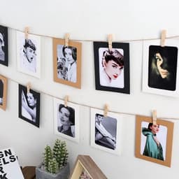 Wanddecoratie met Jute Touw en Clips - Flexibel en Creatief - Set van 1 — thumbnail 2