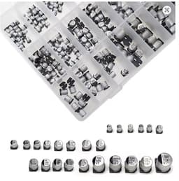 SMD Aluminium Elektrolytische Condensator Assortimentsset – 400 Stuks – 1µF t/m 1000µF – 24 Waarden – 10V–50V – Compacte SMD Condensatoren — thumbnail 3
