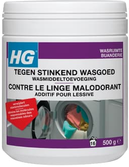 24 x HG Tegen Stinkend Wasgoed Wasmiddeltoevoeging 500 gr - Wasmiddel Tegen Geur - Wasmiddel Voor Stinkende Was - Wasverfrisser - Wasmiddel Toevoeging - Wasgoed Geur Neutraliseren — thumbnail 2