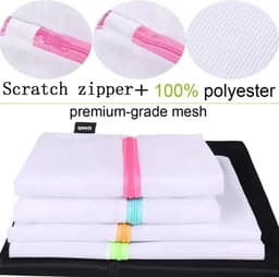 Igoods Waszakken - Wasnetten - Set van 5 - Transparant - Polyester - Laundry Bag - Wasgoed — thumbnail 2