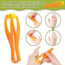 Inovra Plus - Magnetische acupressuur set voor acupressuurmassage - 4 stuks ballen, 10 ringen, 4 armbanden, 2 clips, 1 vingermassageroller - Metaal massageringen en egelbal - Ontspanning en verlichting van pijn — thumbnail 5