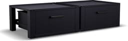 Bodo® - Wasmachine Verhoger - Dubbel - Kast - Ombouw met Lade - Zwart - 127x54x31cm — thumbnail 1
