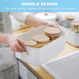 Kleine opbergdozen - multifunctioneel - set van 6 - kleurrijk - kunststof - 20,5 x 14,5 x 7,5 cm — thumbnail 4