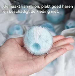 Maxenza Wasballen voor wasmachine - 12 stuks - Anti-pluis - Wasbollen - Anti haar - Ook geschikt voor dierenharen — thumbnail 4