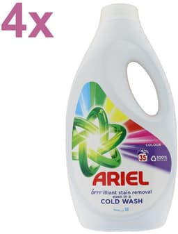 Ariel Vloeibaar Wasmiddel Color - 4 x 1.225 l (140 Wasbeurten) — thumbnail 1